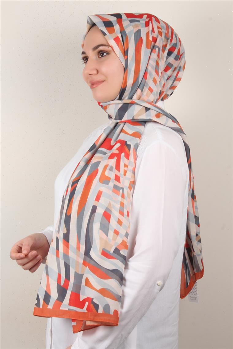 Soft Touch Şal 2750-4 Turuncu