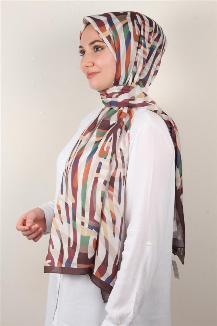 Soft Touch Şal 2750-5 Kahverengi