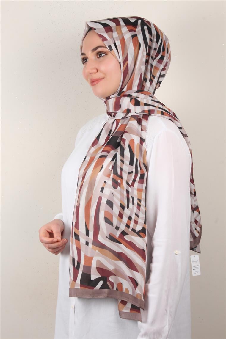 Soft Touch Şal 2750-8 Sütlü Kahve