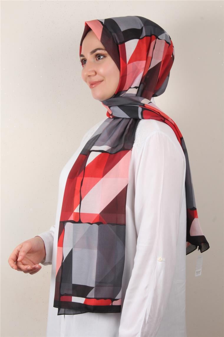 Soft Touch Şal 2751-10 Kırmızı