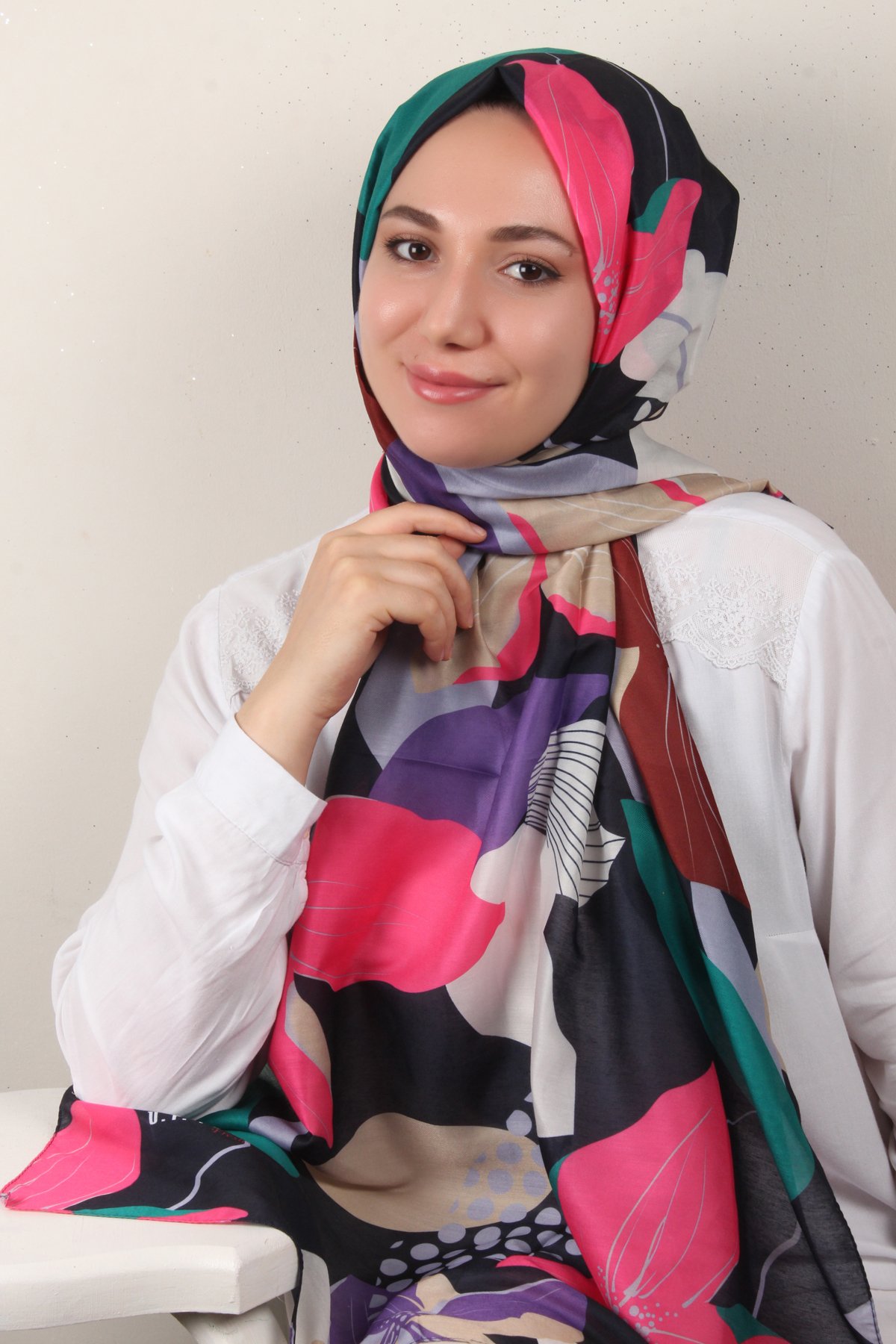 Soft Touch Şal 2763-2 Laci-Pembe