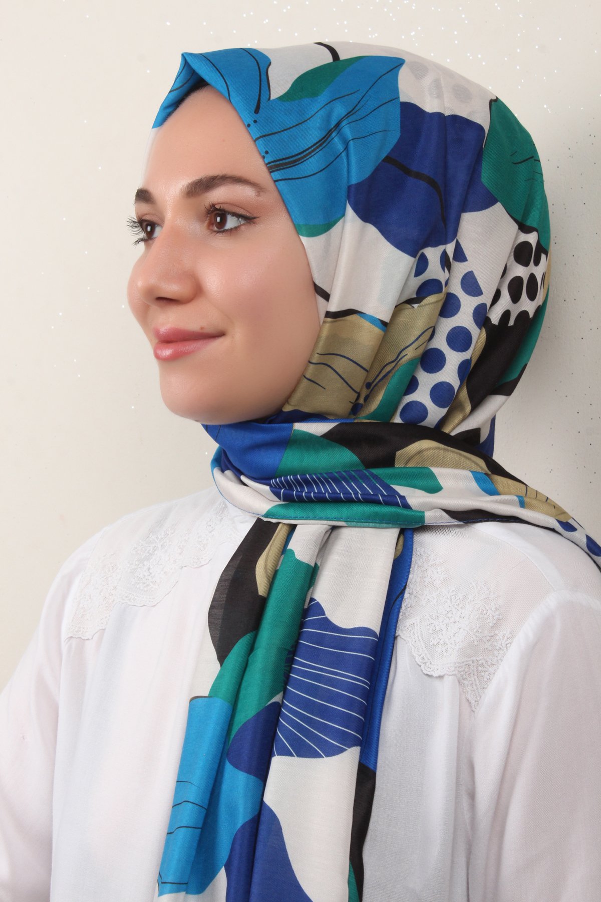 Soft Touch Şal 2763-5 Mavi