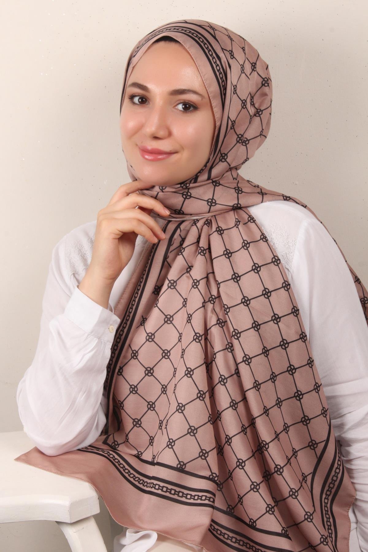 Soft Touch Şal 2764-10 Soğan Kabuğu