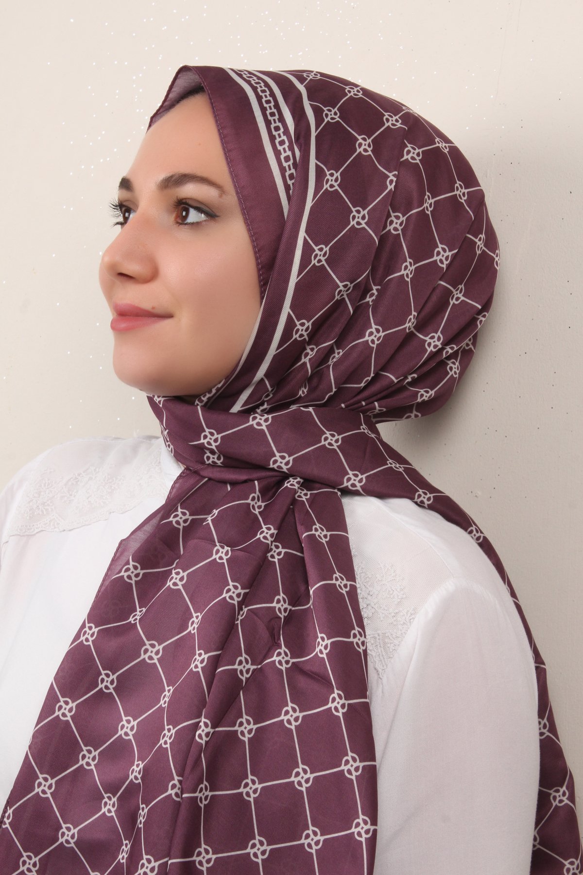 Soft Touch Şal 2764-15 İncir Moru