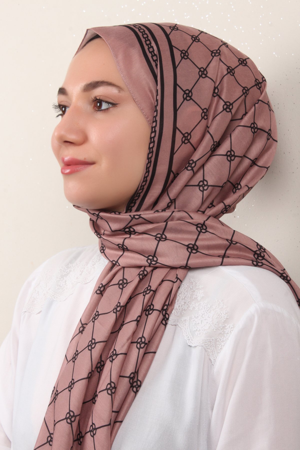 Soft Touch Şal 2764-2 Koyu Pudra