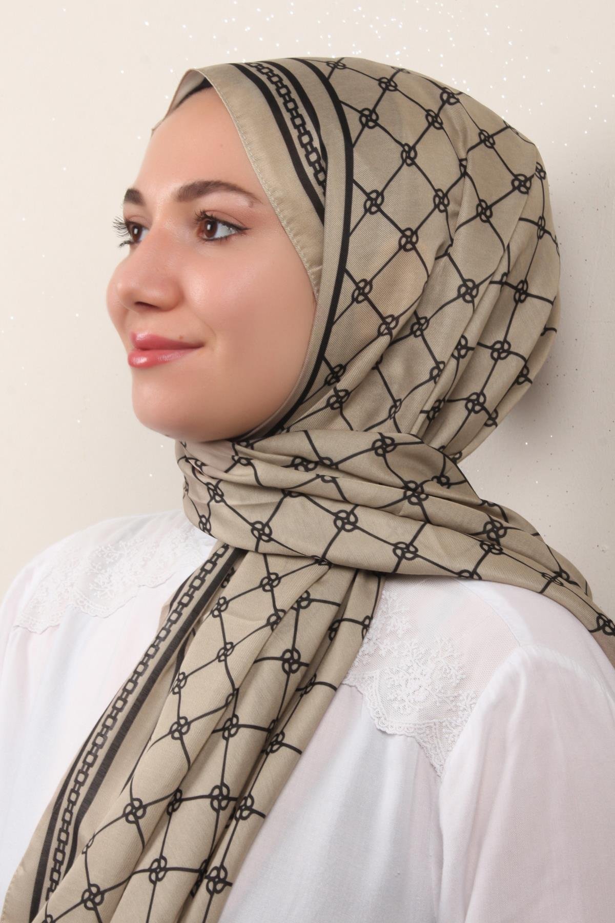 Soft Touch Şal 2764-3 Kum Beji