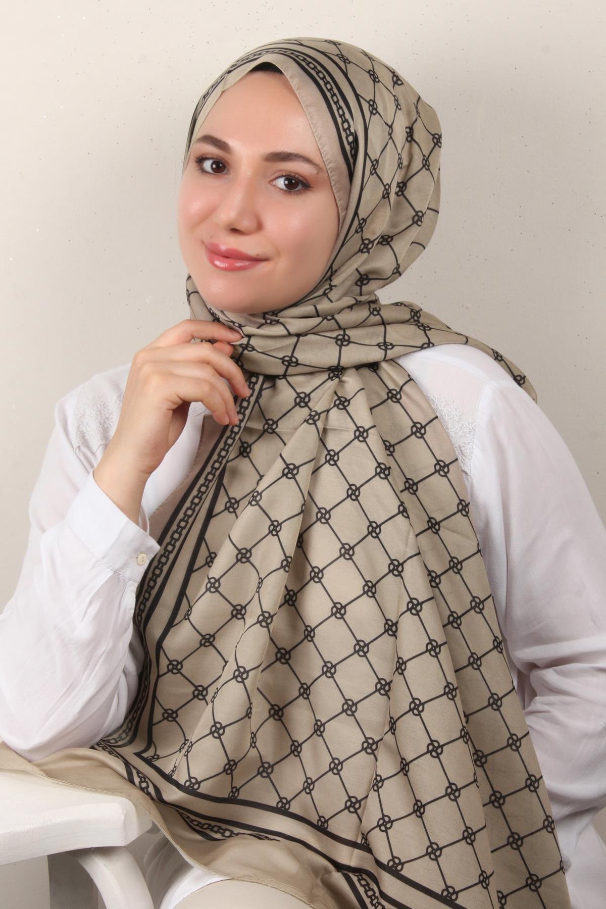 Soft Touch Şal 2764-3 Kum Beji