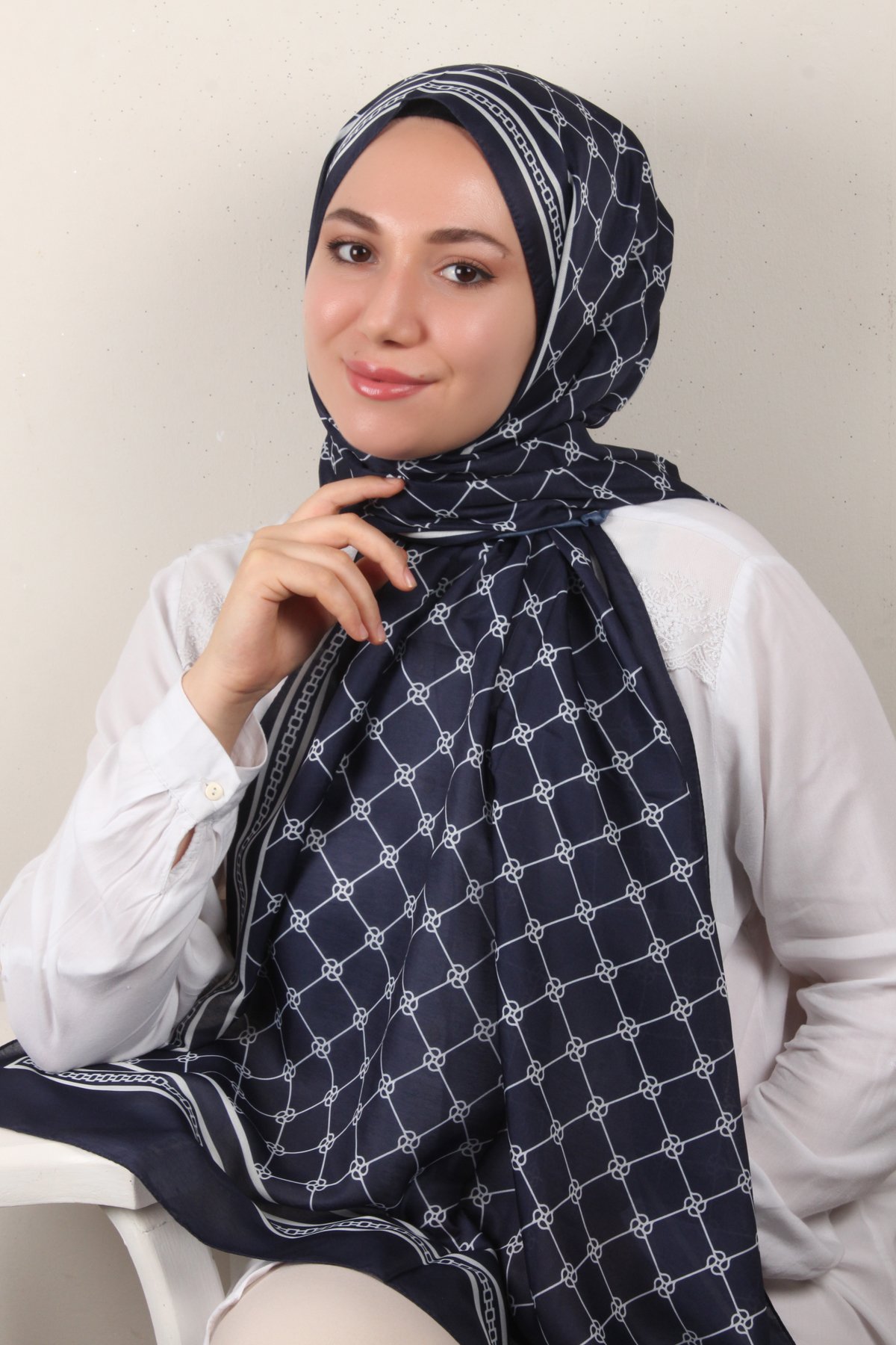 Soft Touch Şal 2764-5 Lacivert