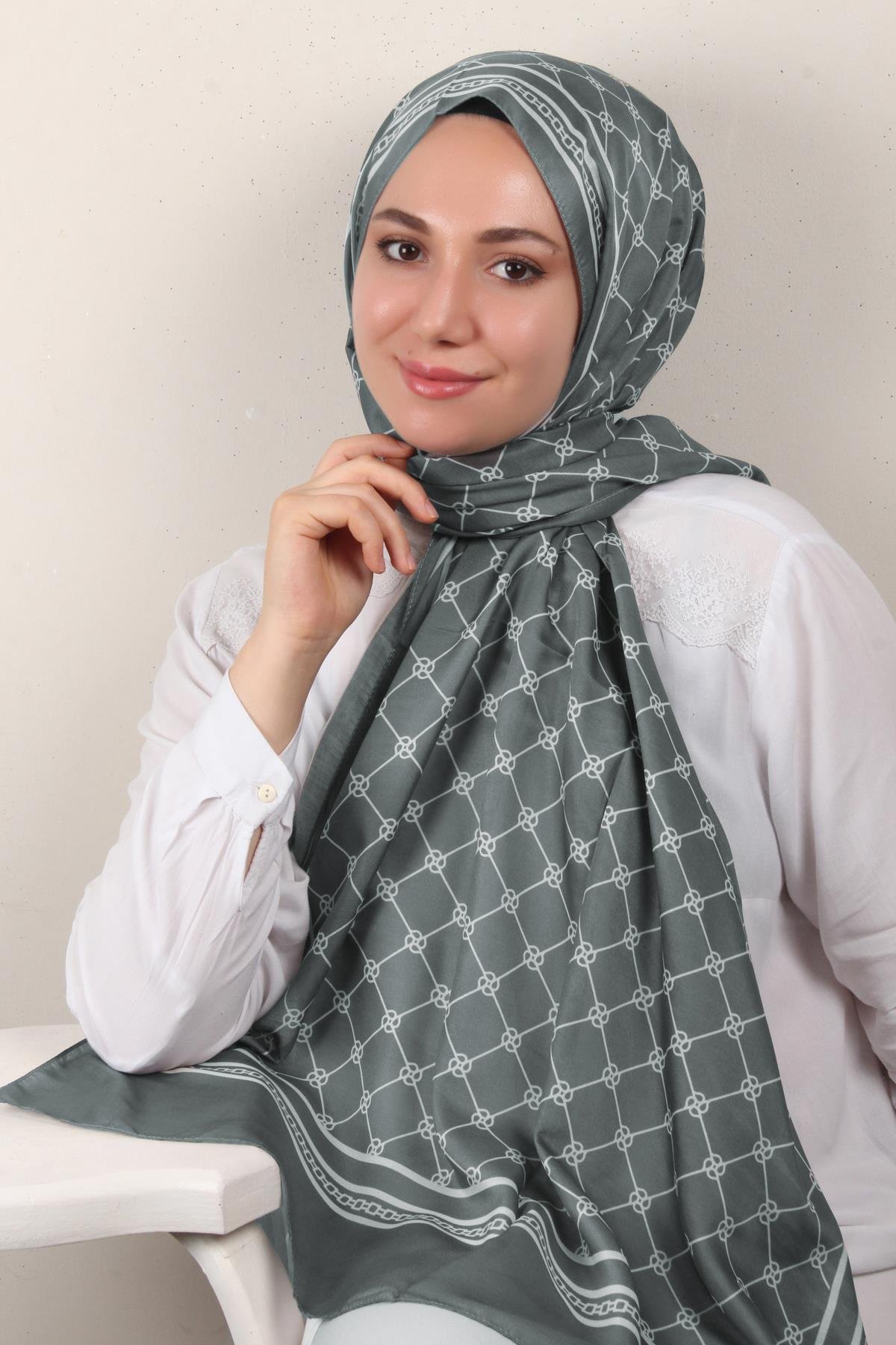 Soft Touch Şal 2764-7 Füme