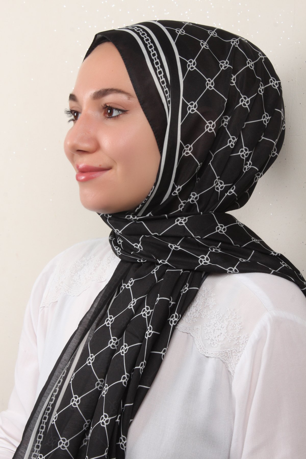 Soft Touch Şal 2764-8 Siyah