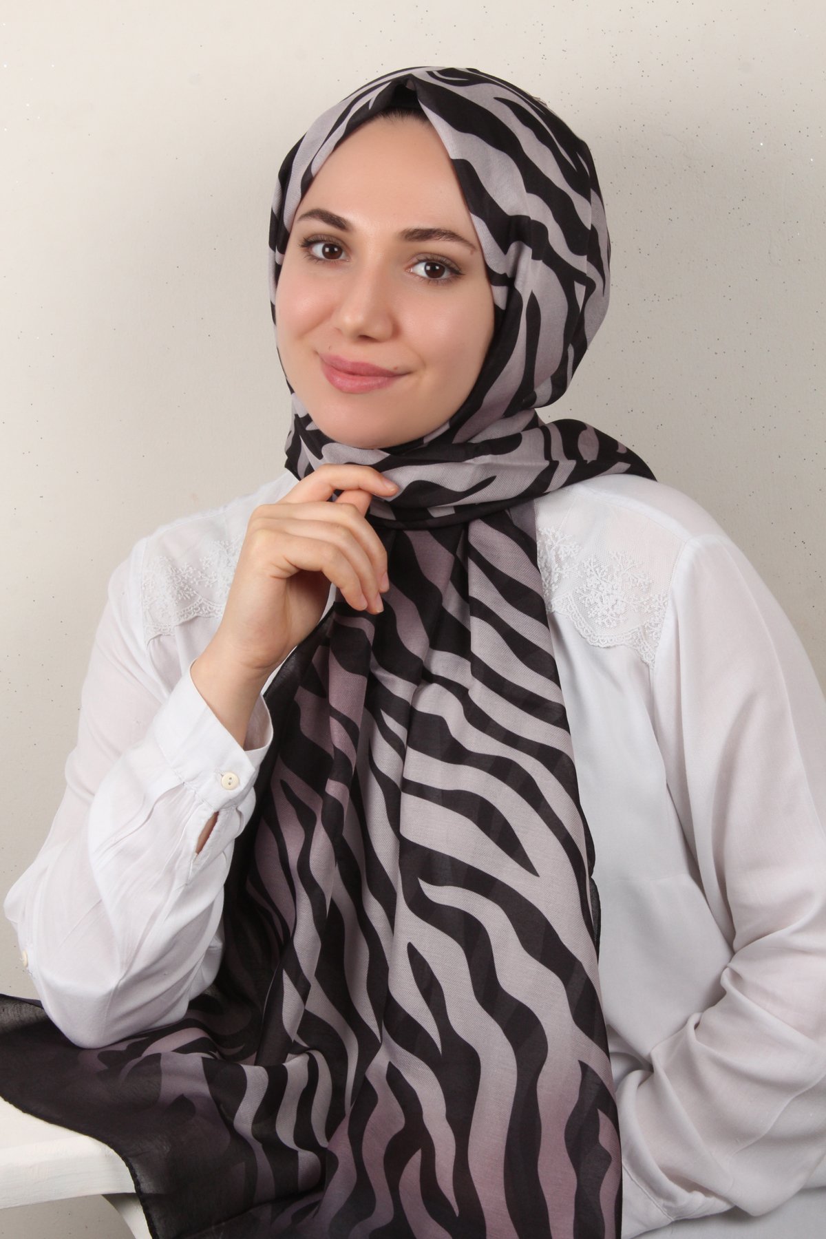 Soft Touch Şal 2773-10 Siyah