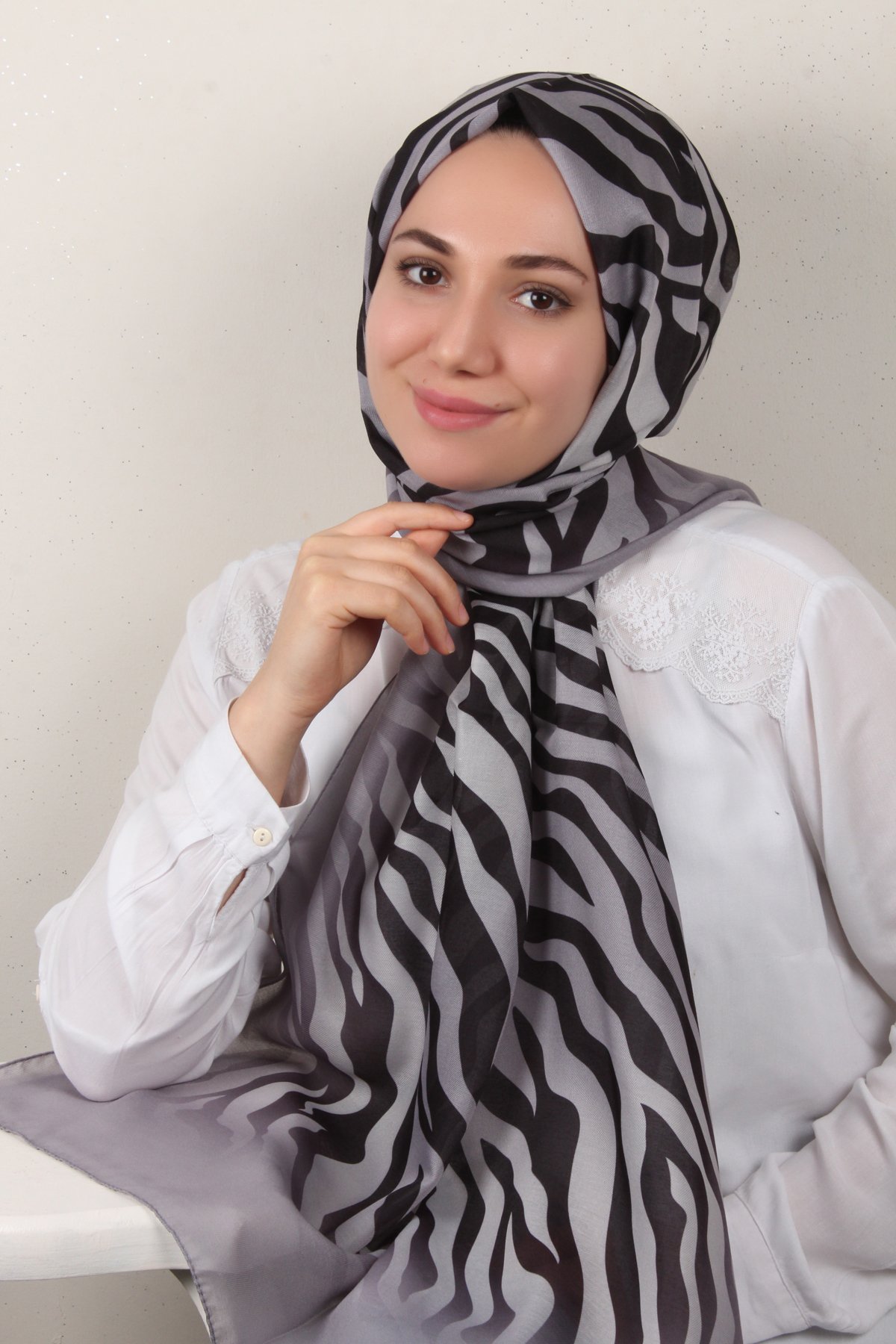 Soft Touch Şal 2773-6 Gri