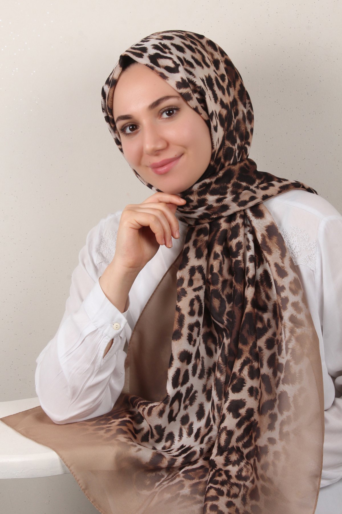 Soft Touch Şal 2774-4 Sütlü Kahve