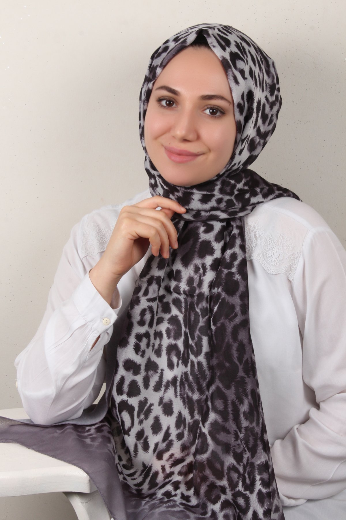 Soft Touch Şal 2774-8 Gri