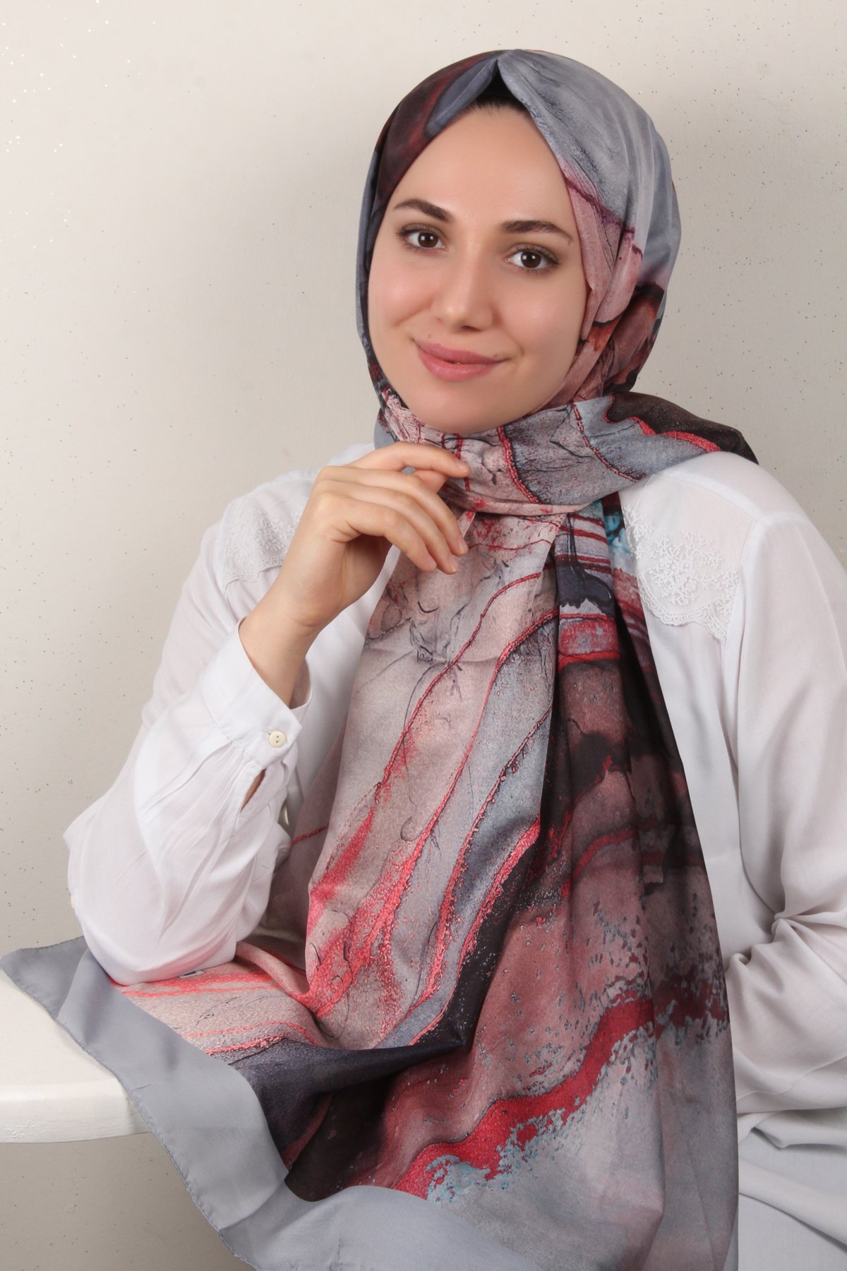 Soft Touch Şal 2775-1 Gri