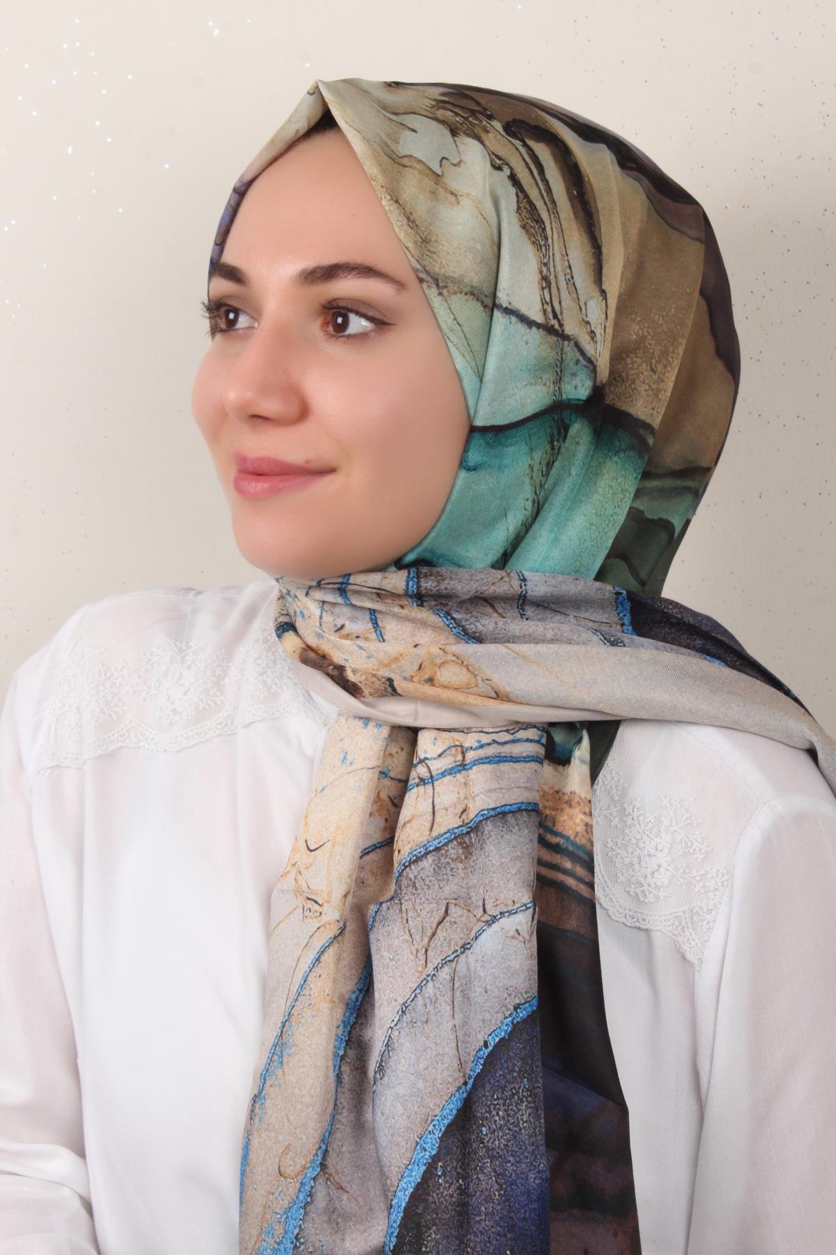 Soft Touch Şal 2775-5 Açık Bej