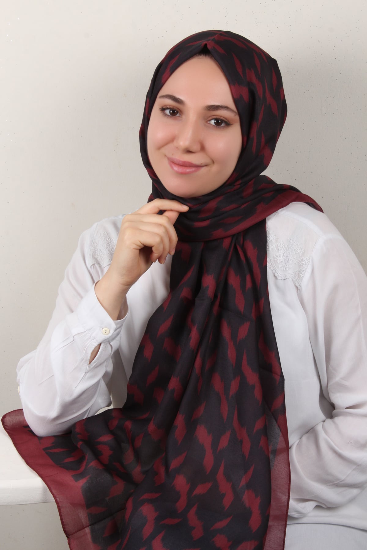 Soft Touch Şal 2776-1 Bordo