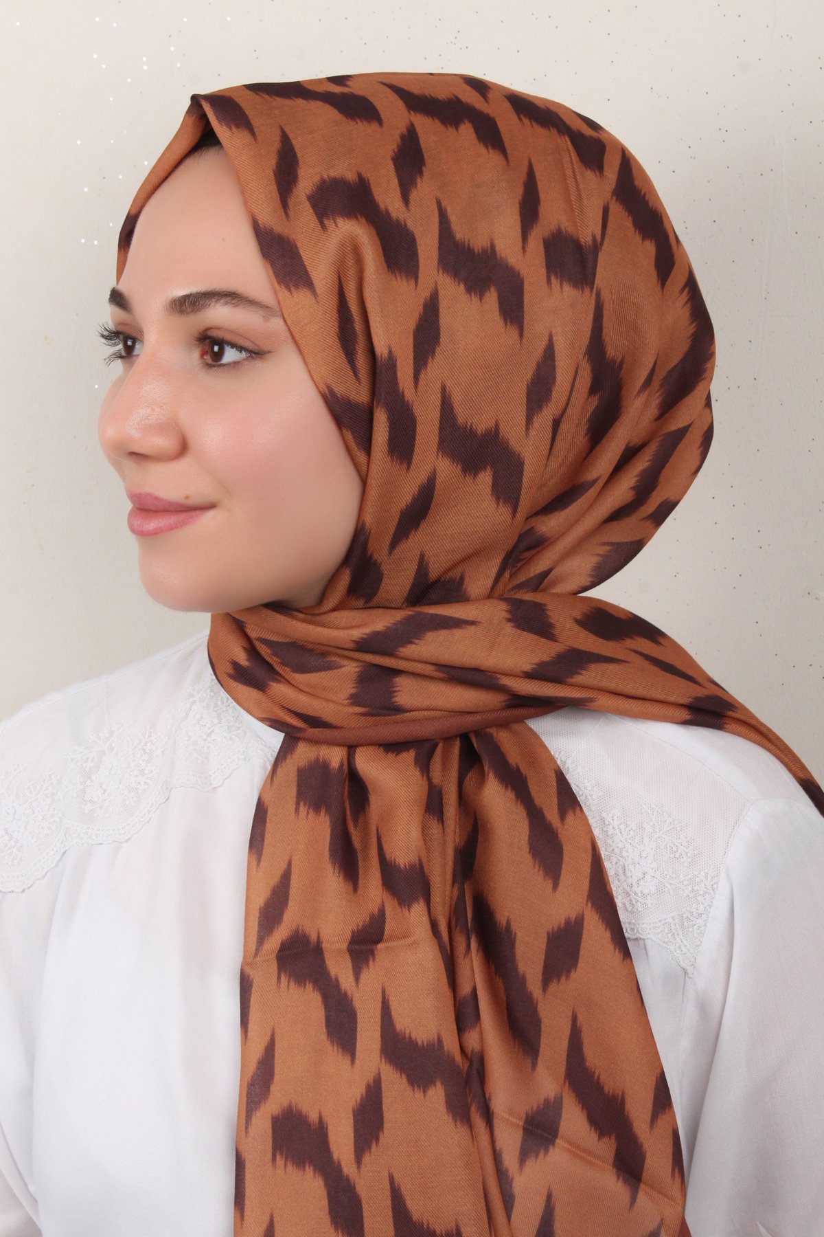 Soft Touch Şal 2776-22 Lacivert-Gri