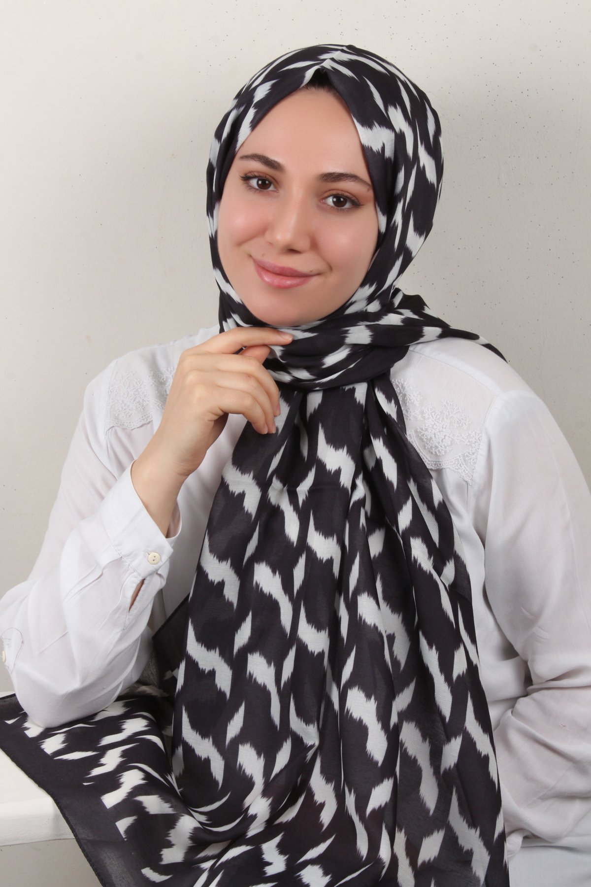 Soft Touch Şal 2776-7 Siyah