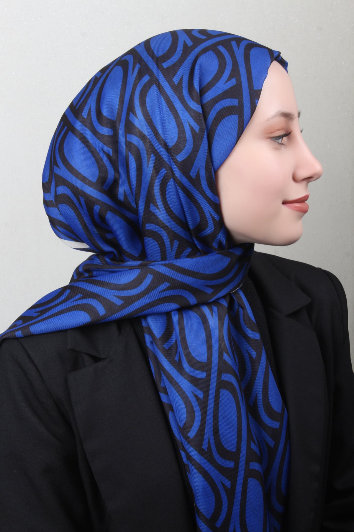 Soft Touch Şal 2778-10 Saks Mavisi