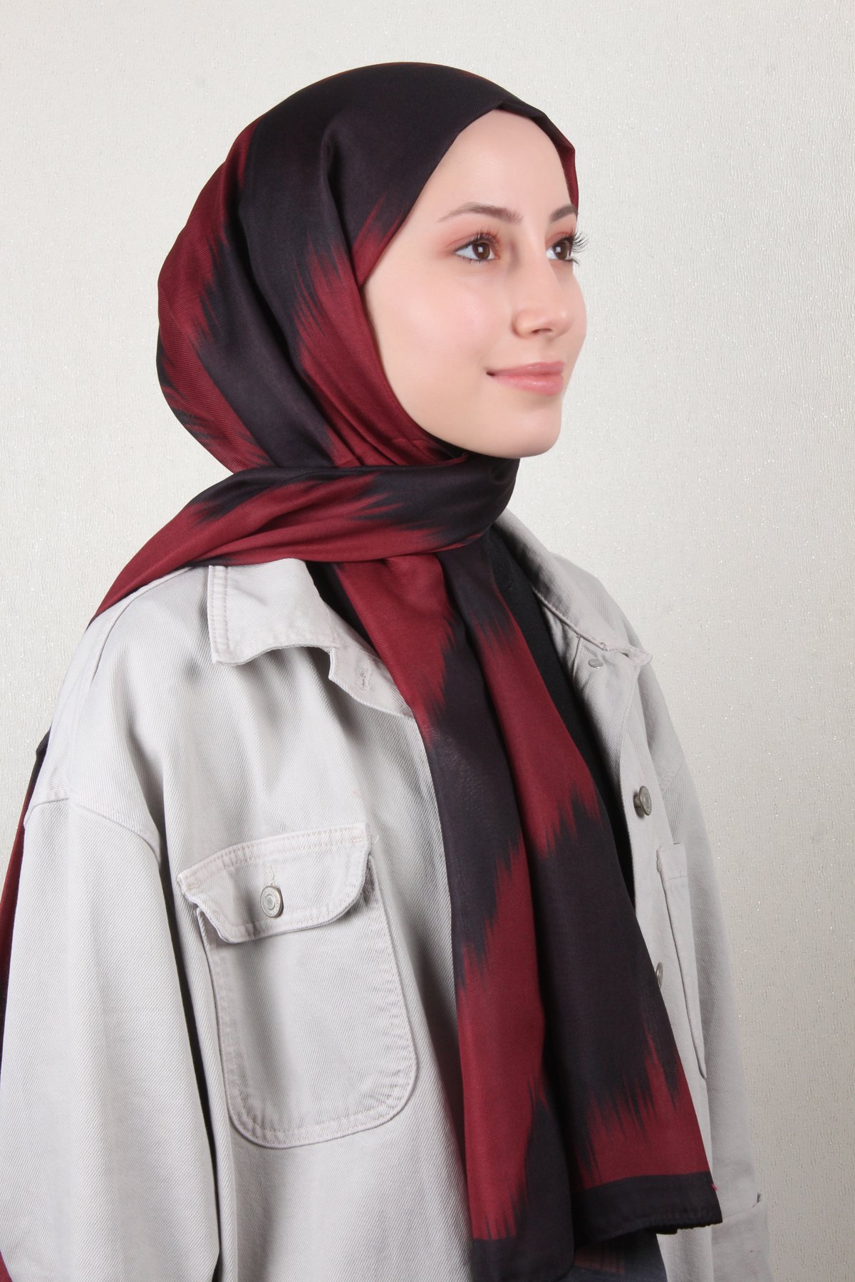 Soft Touch Şal 2779-8 Bordo