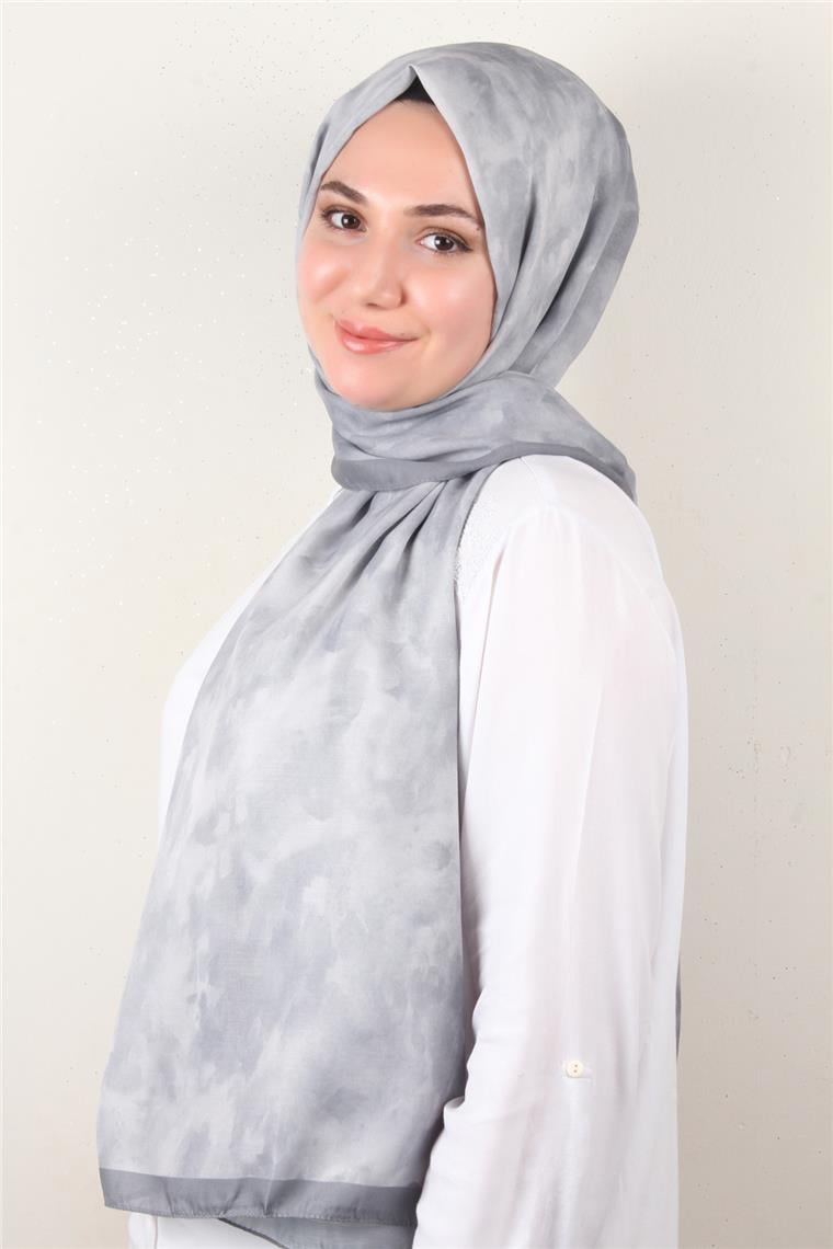 Soft Touch Şal Bulut Desen 2754-11 Gri