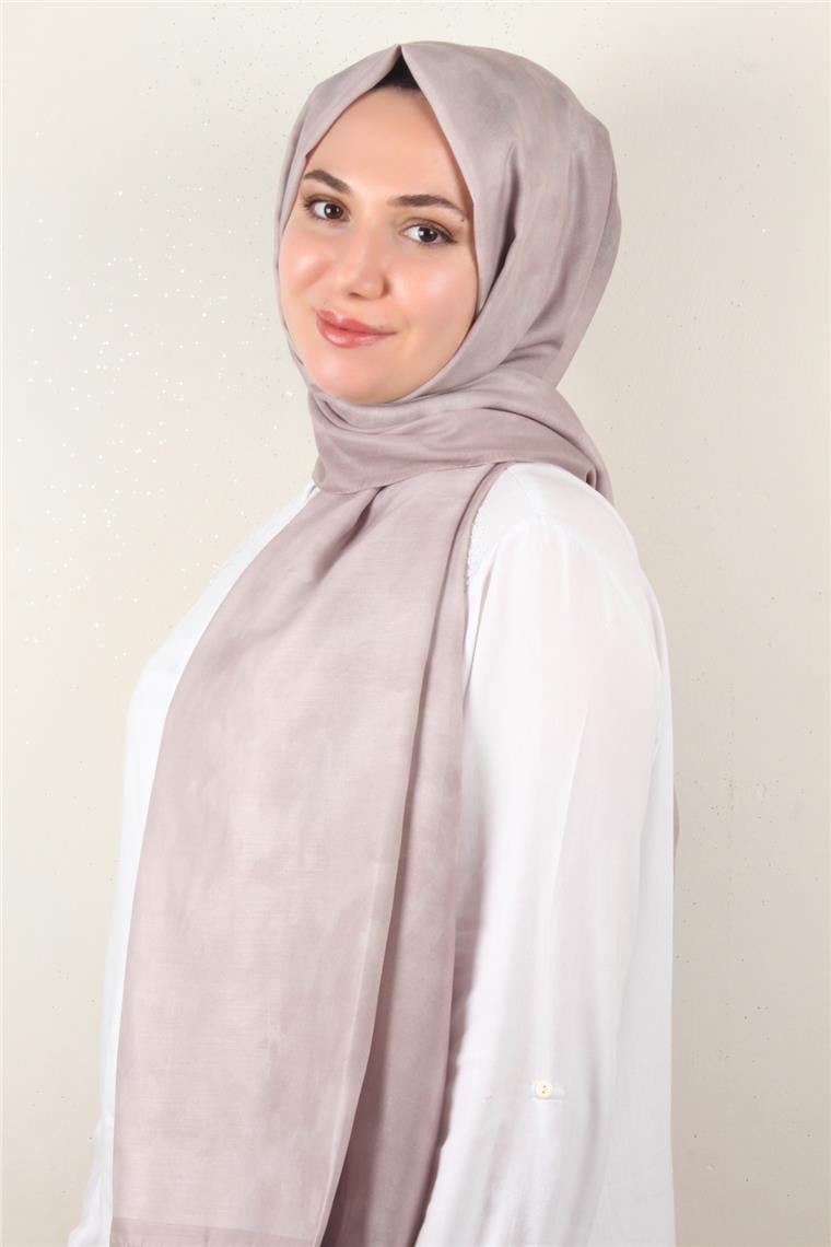 Soft Touch Şal Bulut Desen 2754-13 Miskli Kahve