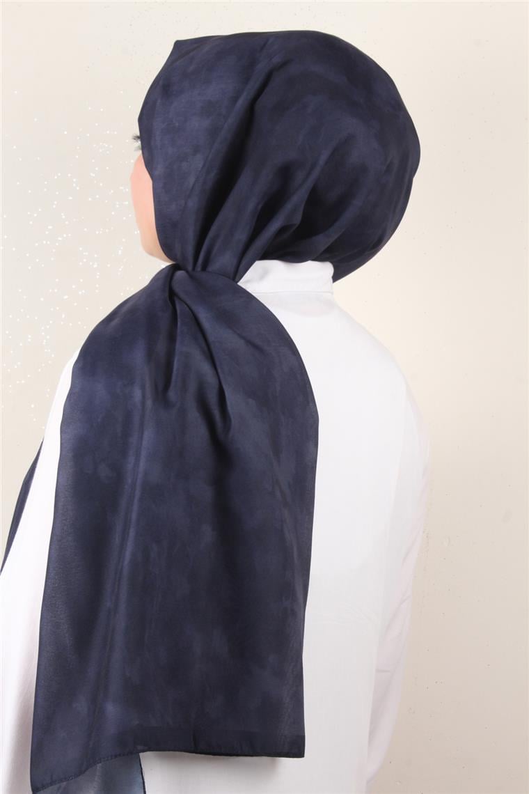Soft Touch Şal Bulut Desen 2754-16 Lacivert