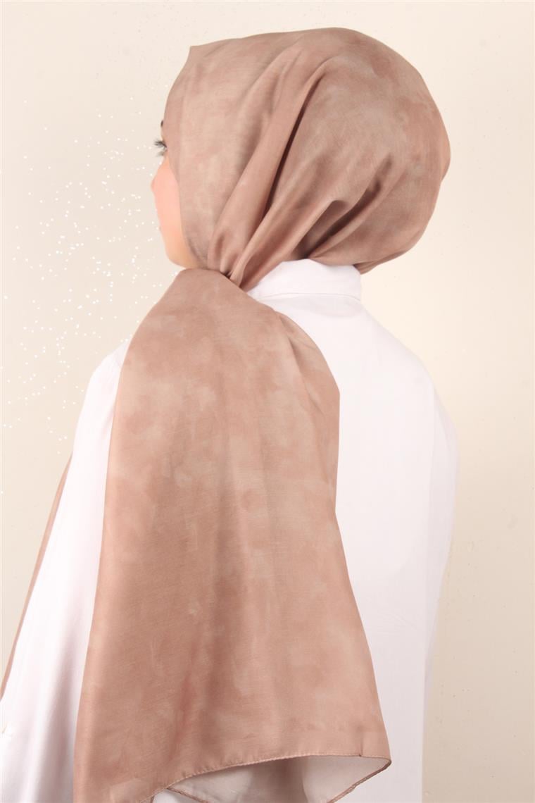 Soft Touch Şal Bulut Desen 2754-17 Sütlü Kahve