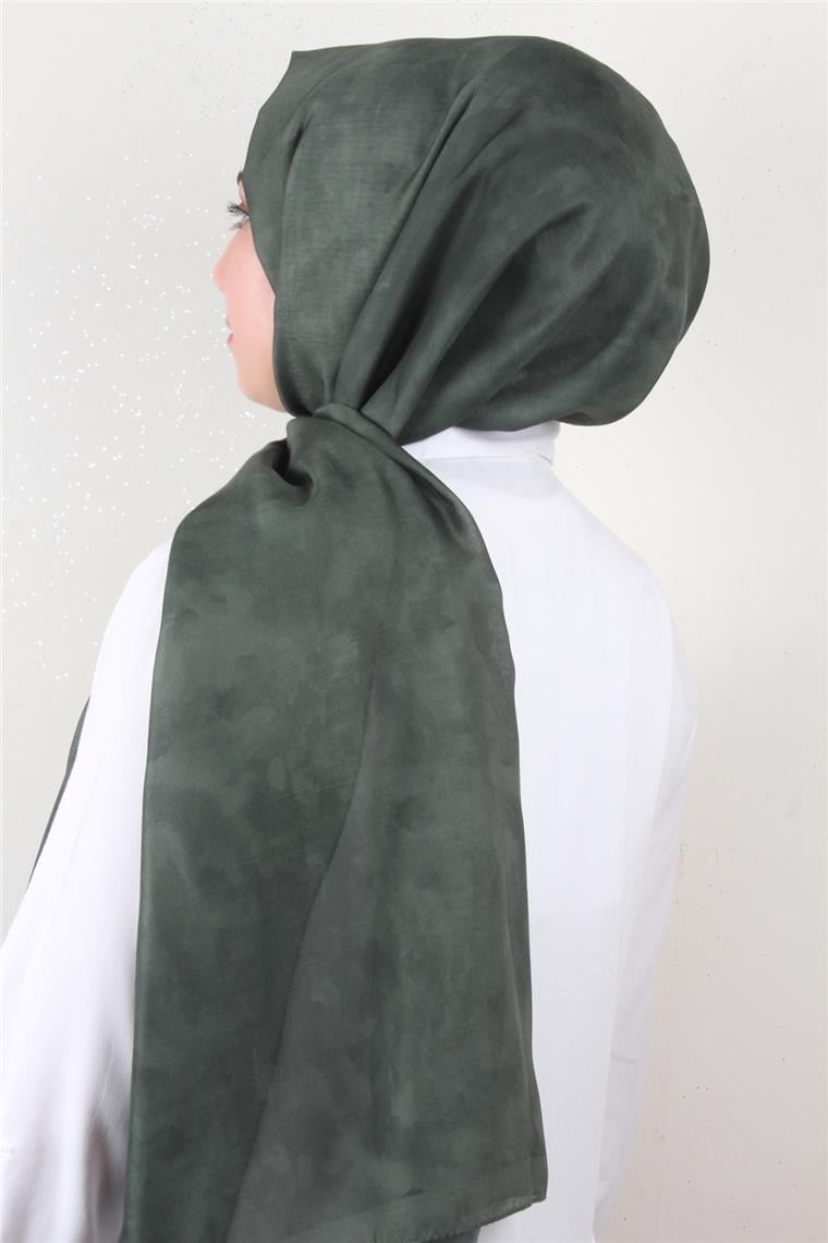 Soft Touch Şal Bulut Desen 2754-18 Çam Yeşili