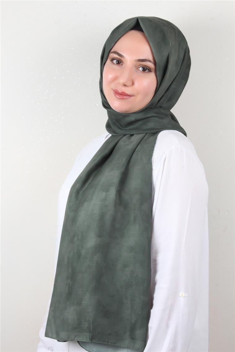 Soft Touch Şal Bulut Desen 2754-18 Çam Yeşili