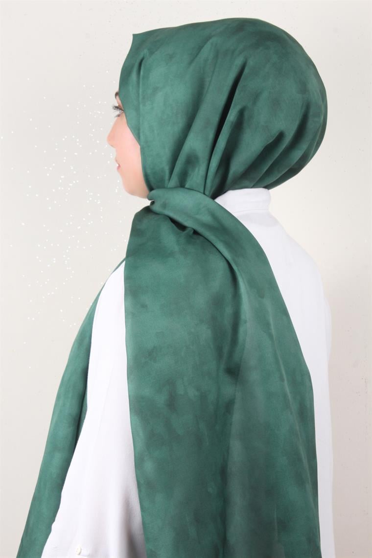 Soft Touch Şal Bulut Desen 2754-3 Yeşil