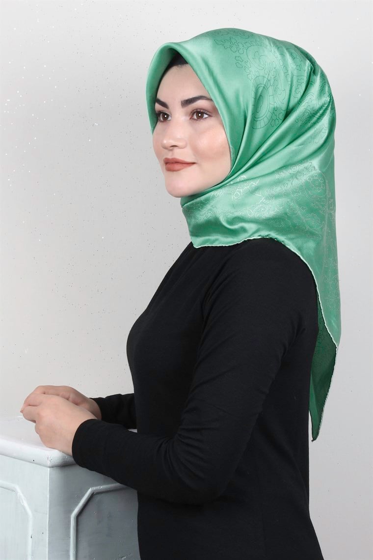 Sura Varaklı İpek Eşarp 4560-146