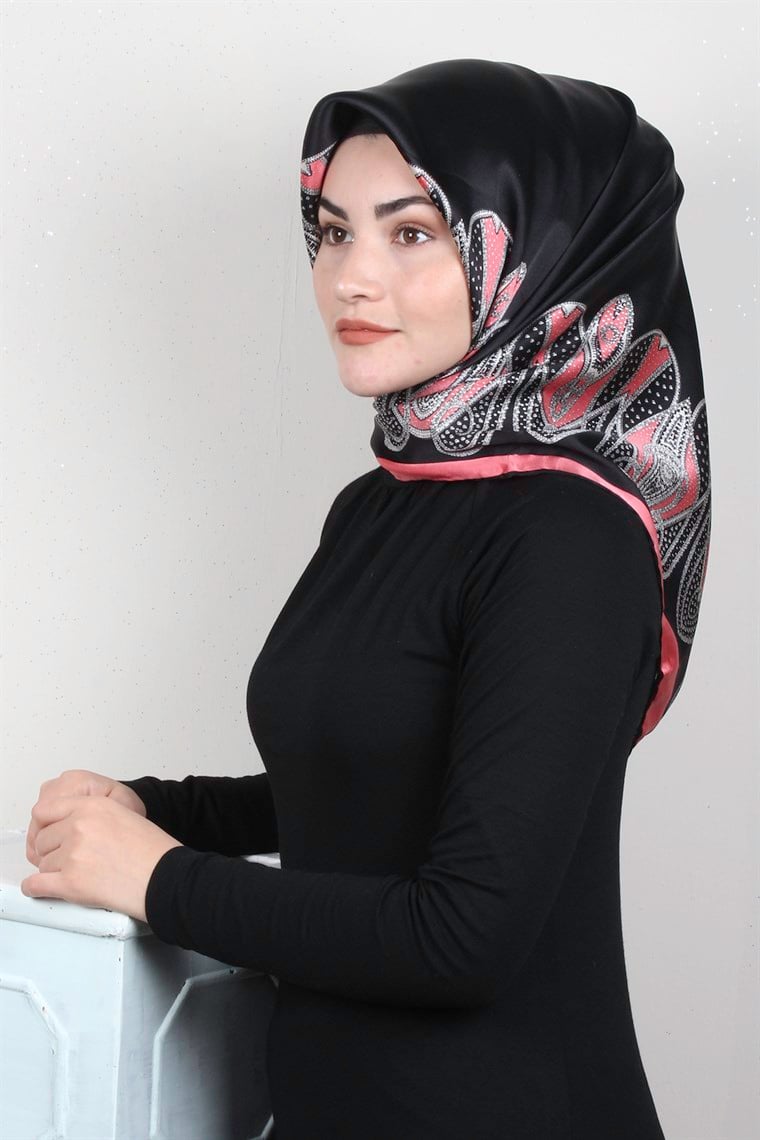 Sura Varaklı İpek Eşarp 4560-154