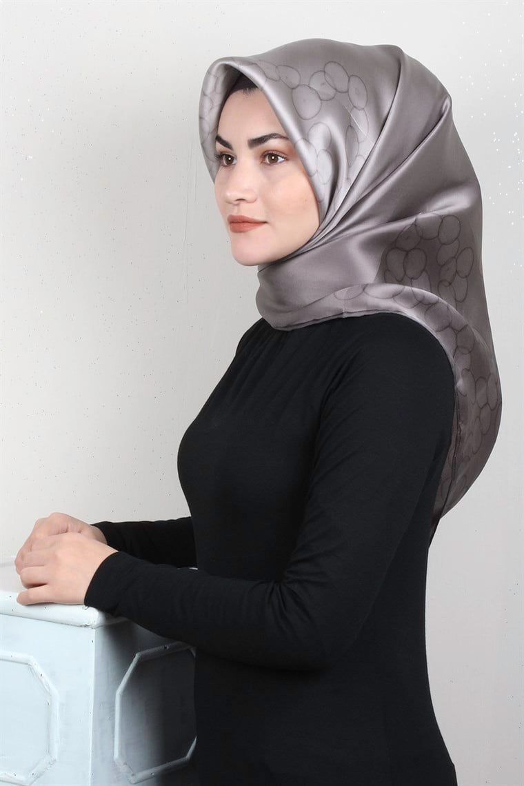 Sura Varaklı İpek Eşarp 4560-183