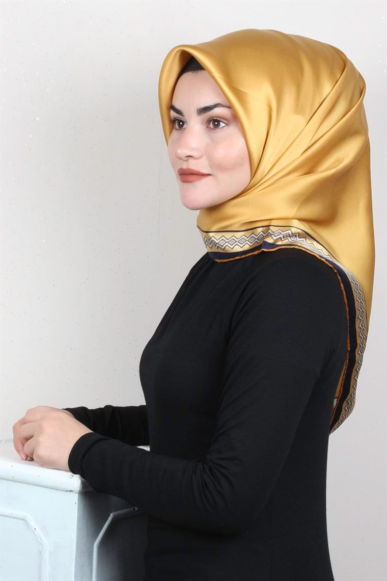 Sura Varaklı İpek Eşarp 4560-221