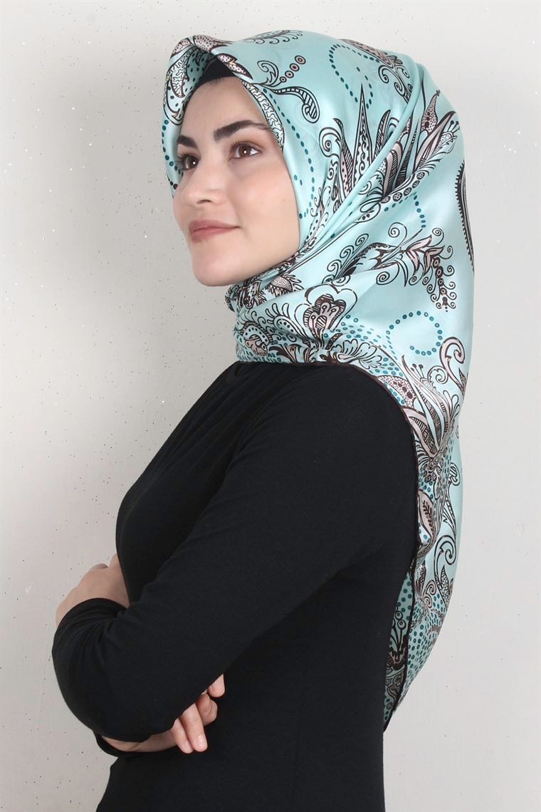 Sura Varaklı İpek Eşarp 4560-229
