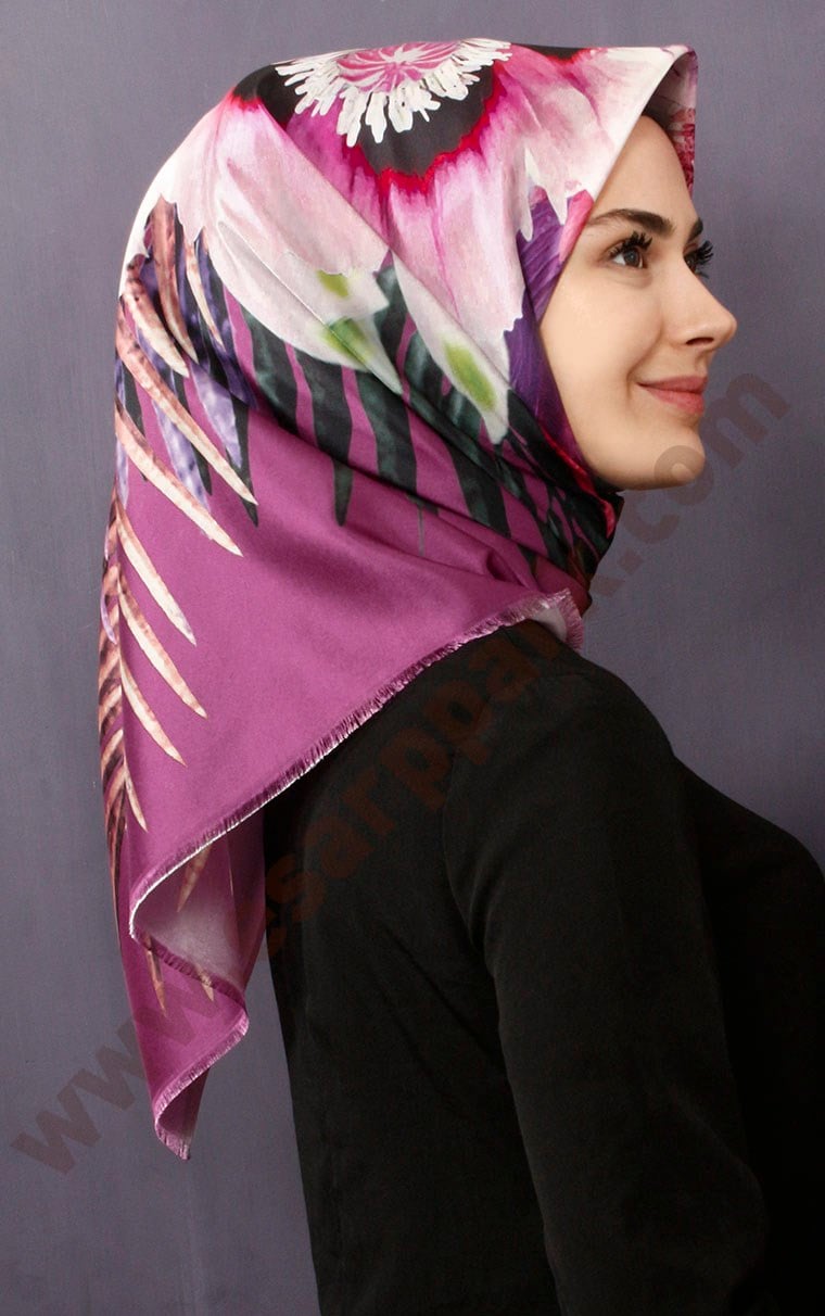 Tafta Dijital Eşarp 1321-5