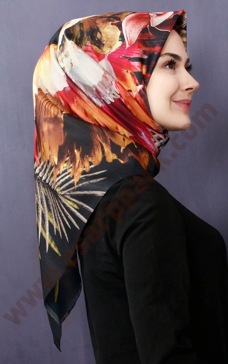 Tafta Dijital Eşarp 1322-4