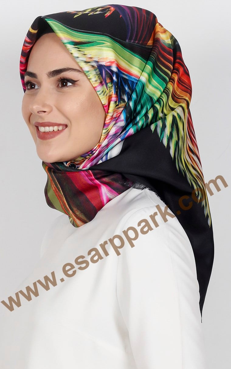 Tafta Dijital Eşarp 1324-3