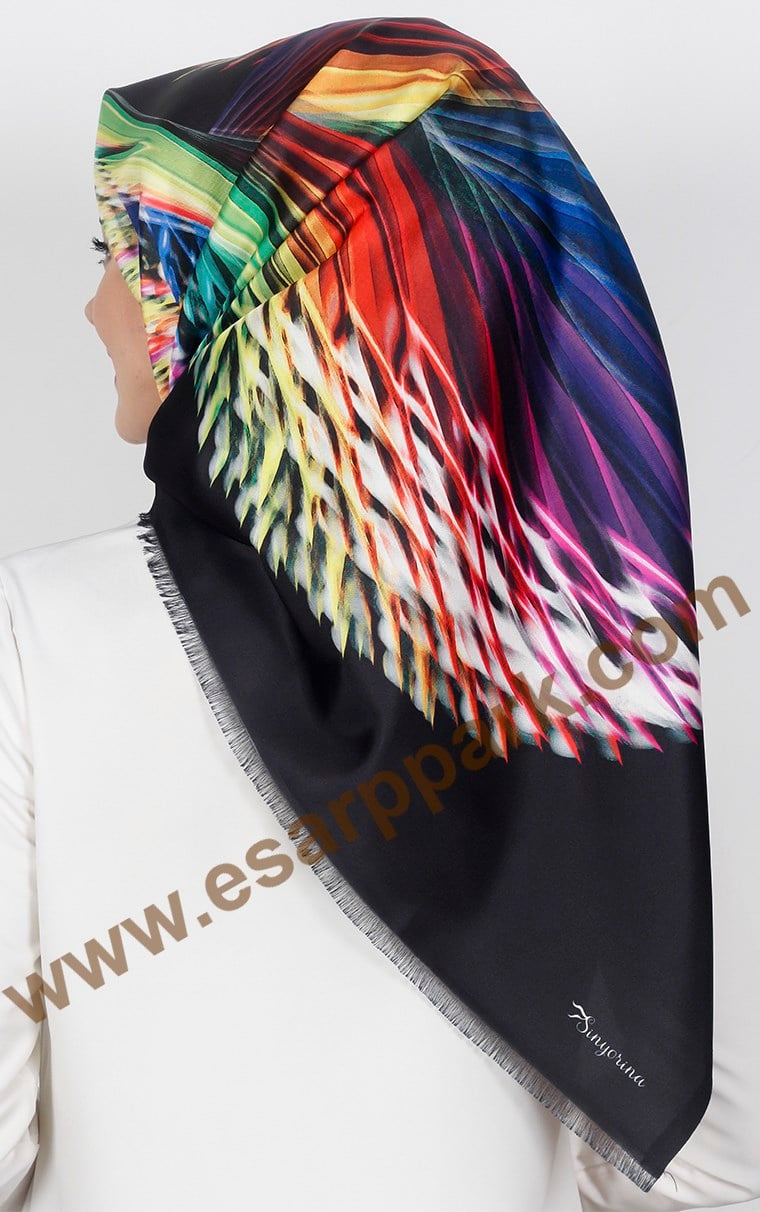Tafta Dijital Eşarp 1324-3