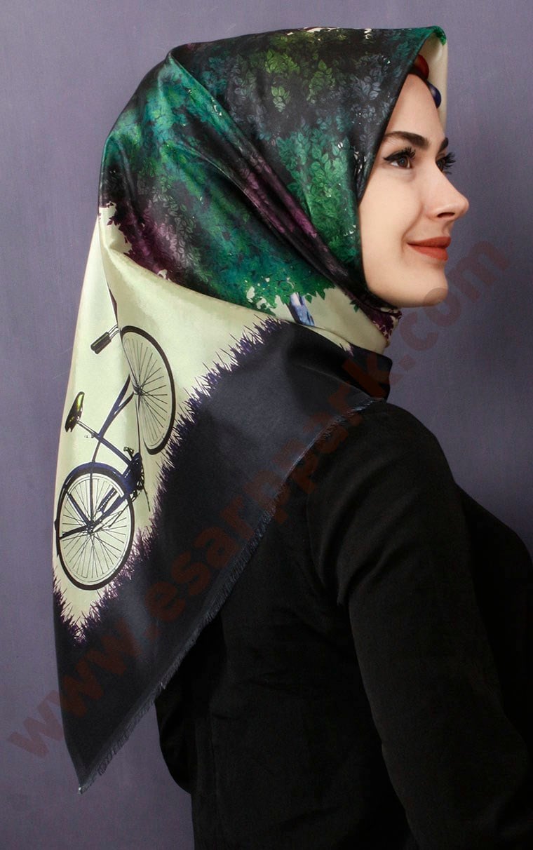 Tafta Dijital Eşarp 1324-5