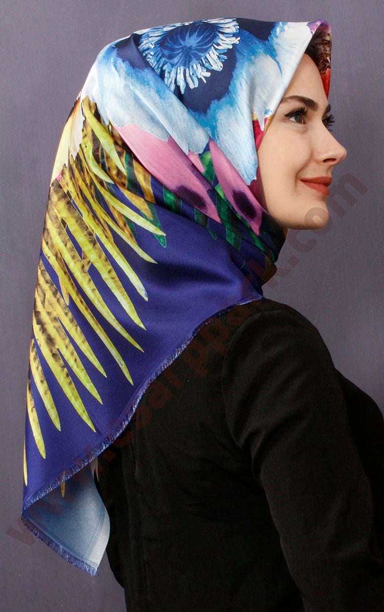 Tafta Dijital Eşarp 1325-5