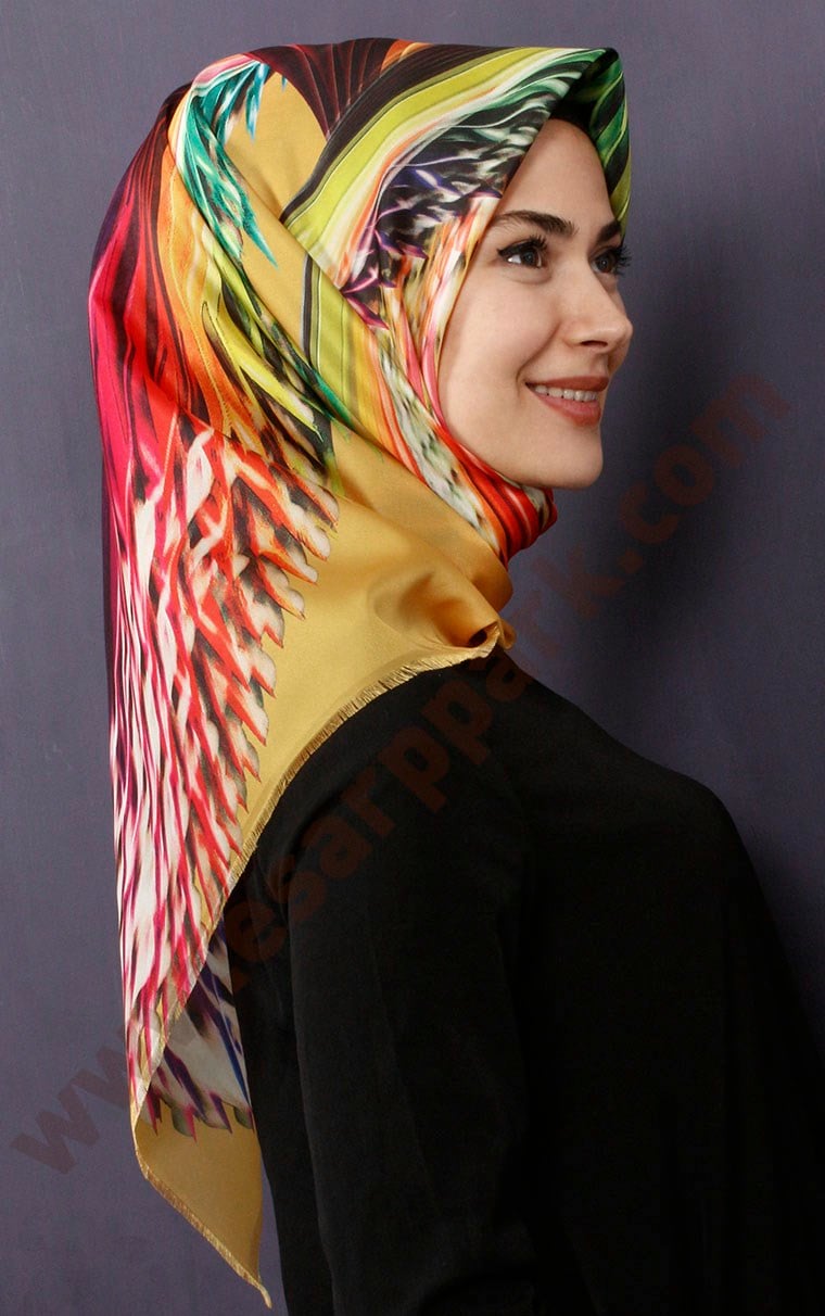 Tafta Dijital Eşarp 1327-2