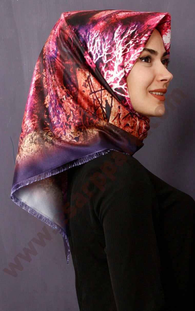 Tafta Dijital Eşarp 1335-3