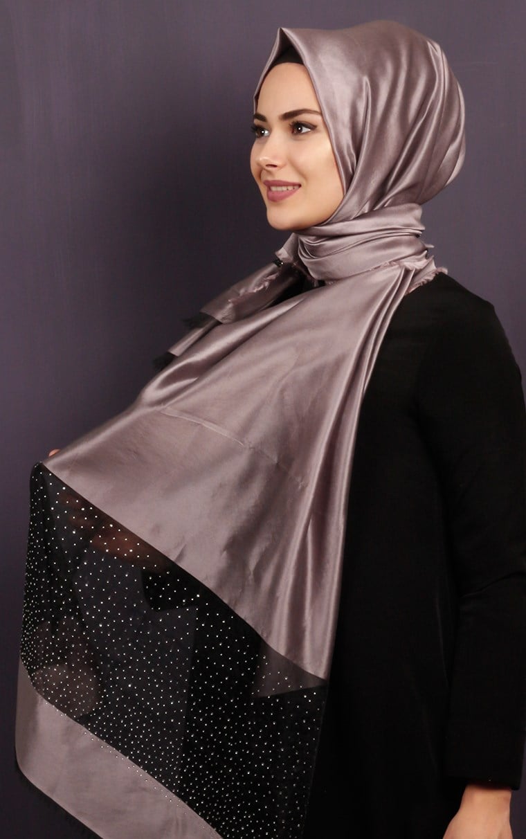 Taşlı Tül Şal 1067-6