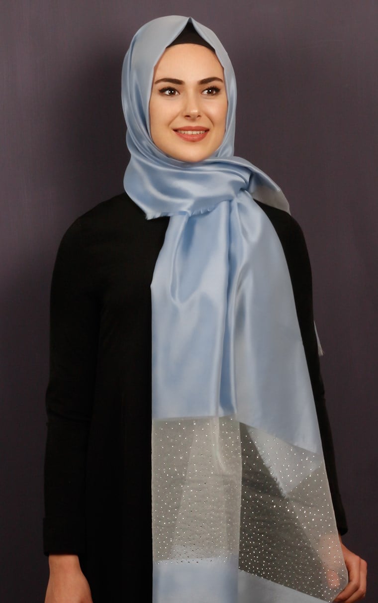 Taşlı Tül Şal 1067-8