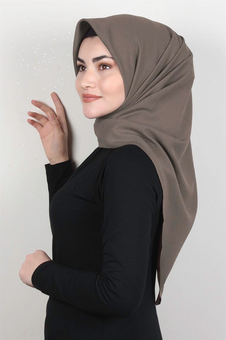 Trend Caz Eşarp 3082-1 Kahverengi