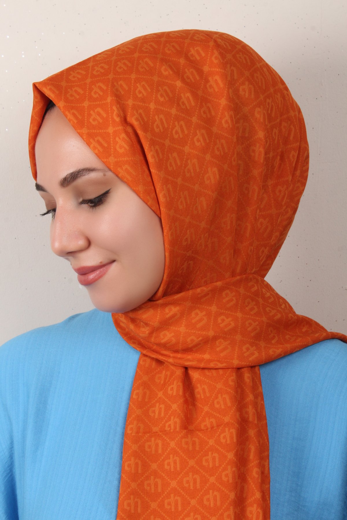 Ultralight Şal 2768-10 Yanık Portakal