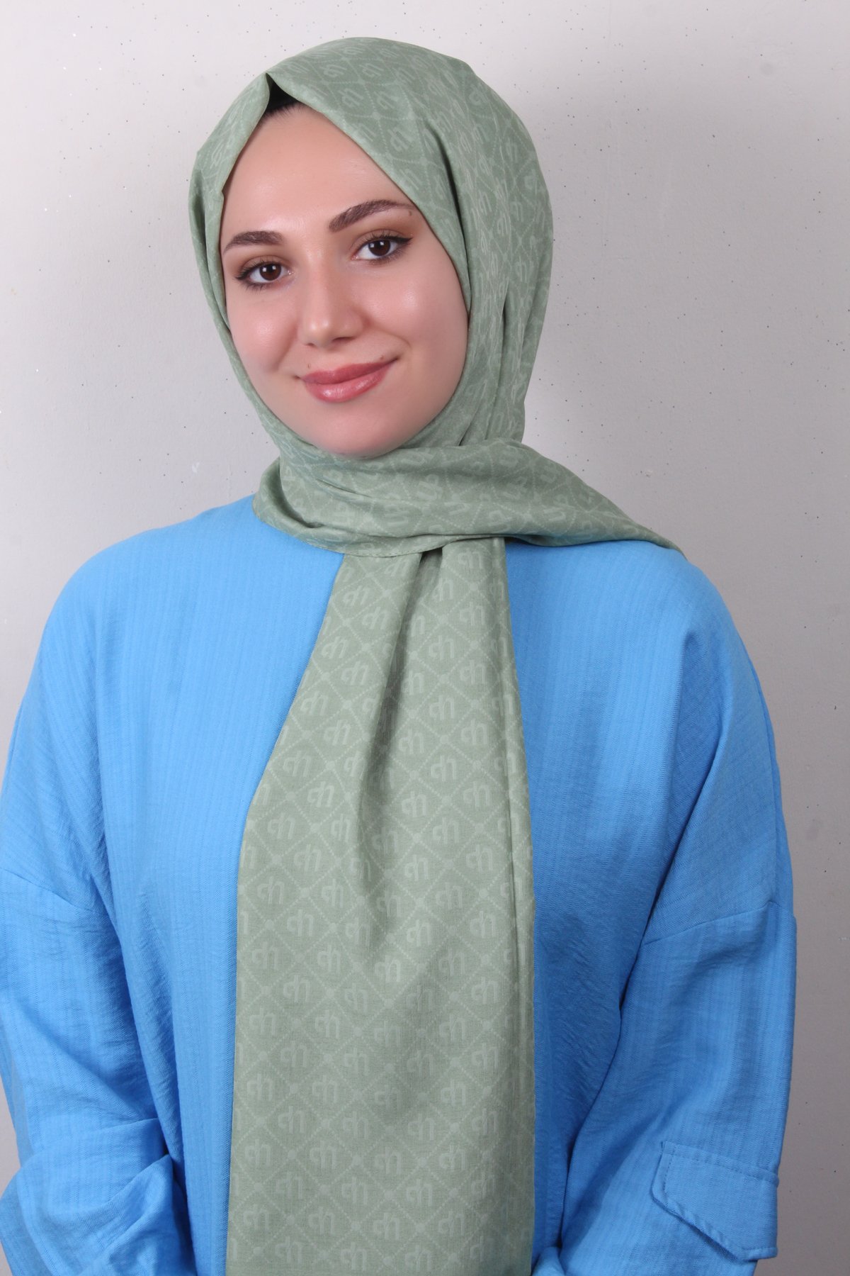 Ultralight Şal 2768-19 Su Yeşili